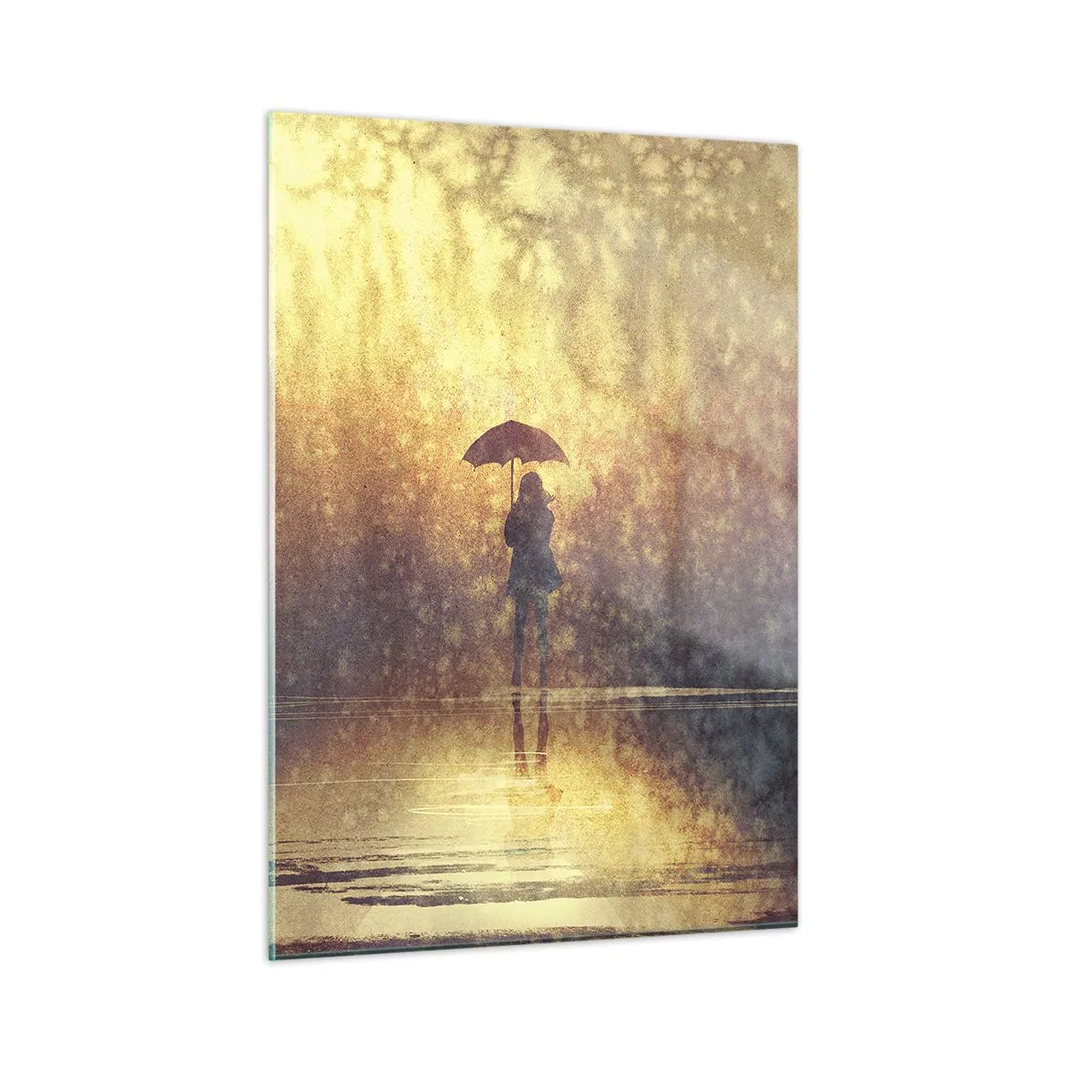 Quadro em vidro - Sinto alguém a olhar para mim - 50x70 cm