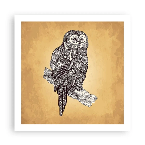 Pôster - Ornamentos intrincados de sabedoria - 60x60 cm