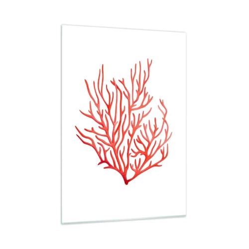 Quadro em vidro - Filigrana coral - 50x70 cm