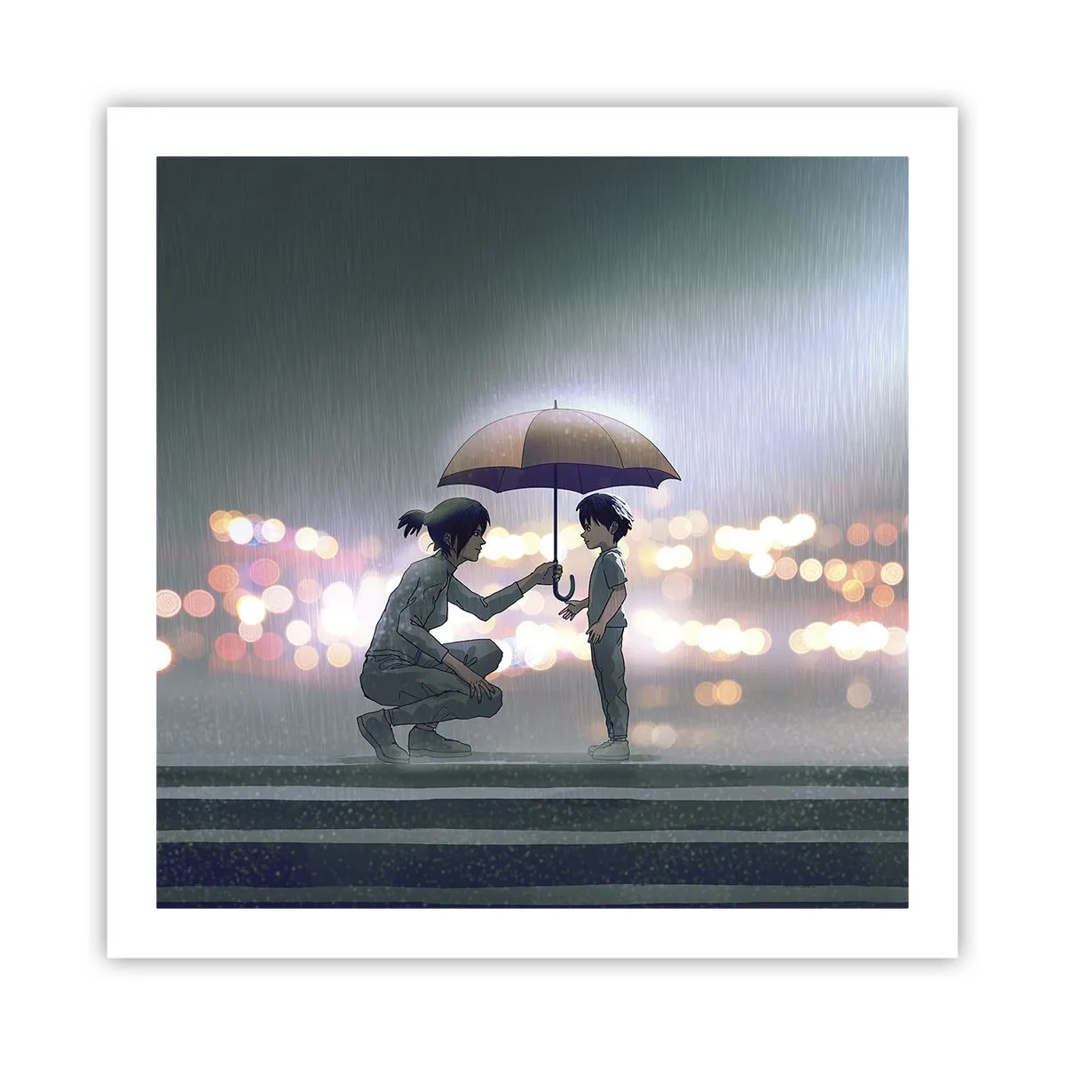 Pôster - Está tudo bem agora - 60x60 cm