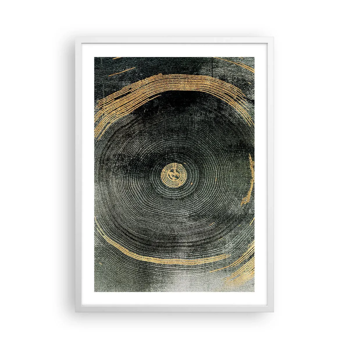 Pôster em moldura branca - Mudança e persistência - 50x70 cm