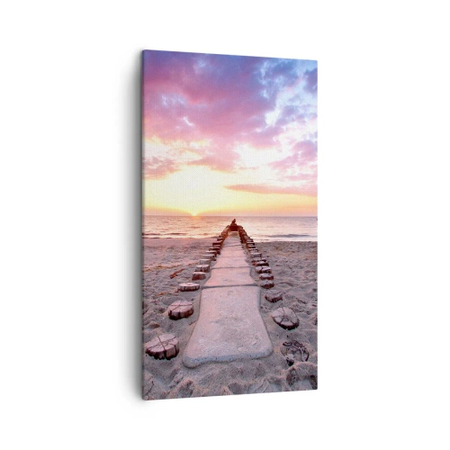 Quadro em tela - Um momento de profunda experiência - 45x80 cm