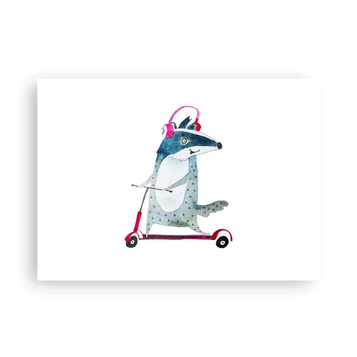 Pôster - A alegria do texugo - 70x50 cm