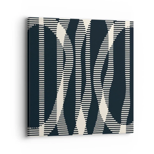 Quadro em tela - Uma tentativa de quebrar a escuridão - 40x40 cm