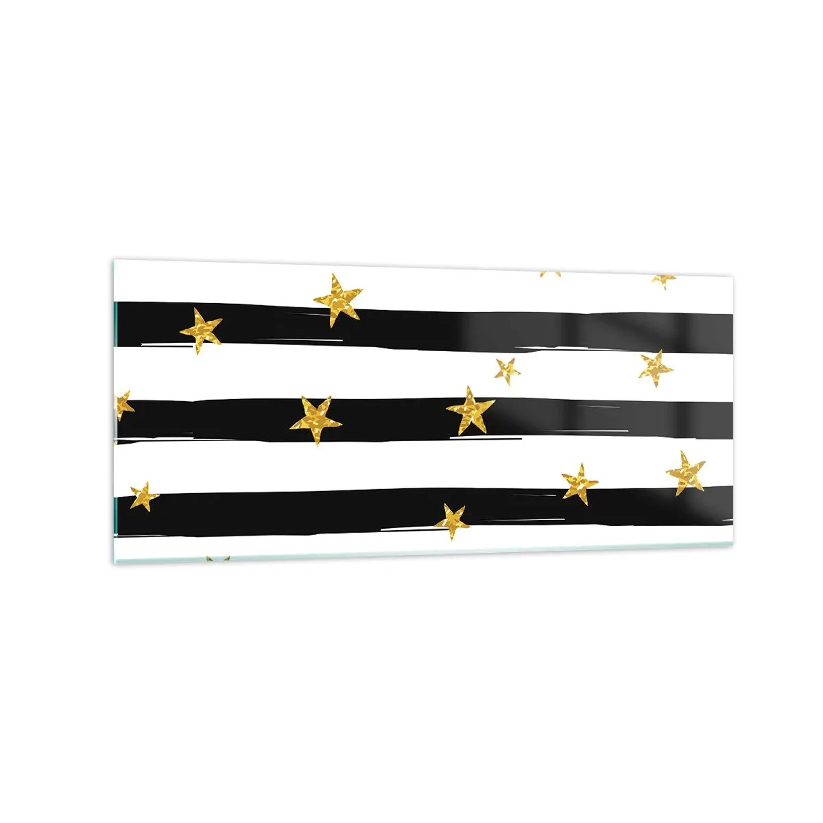 Quadro em vidro - Todos nós nascemos sob uma estrela da sorte - 120x50 cm