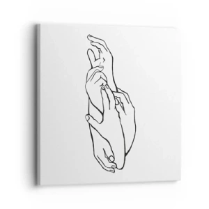 Quadro em tela - Bom toque - 30x30 cm