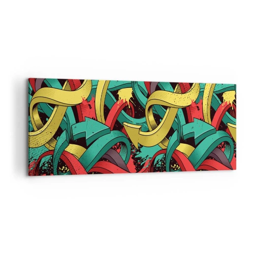 Quadro em tela - Qual o caminho para o destino? - 120x50 cm