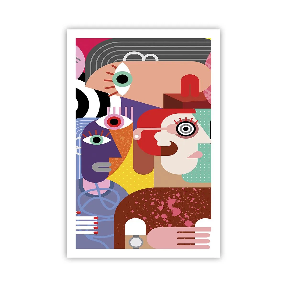 Pôster - Viemos da parte do Sr. Picasso - 61x91 cm