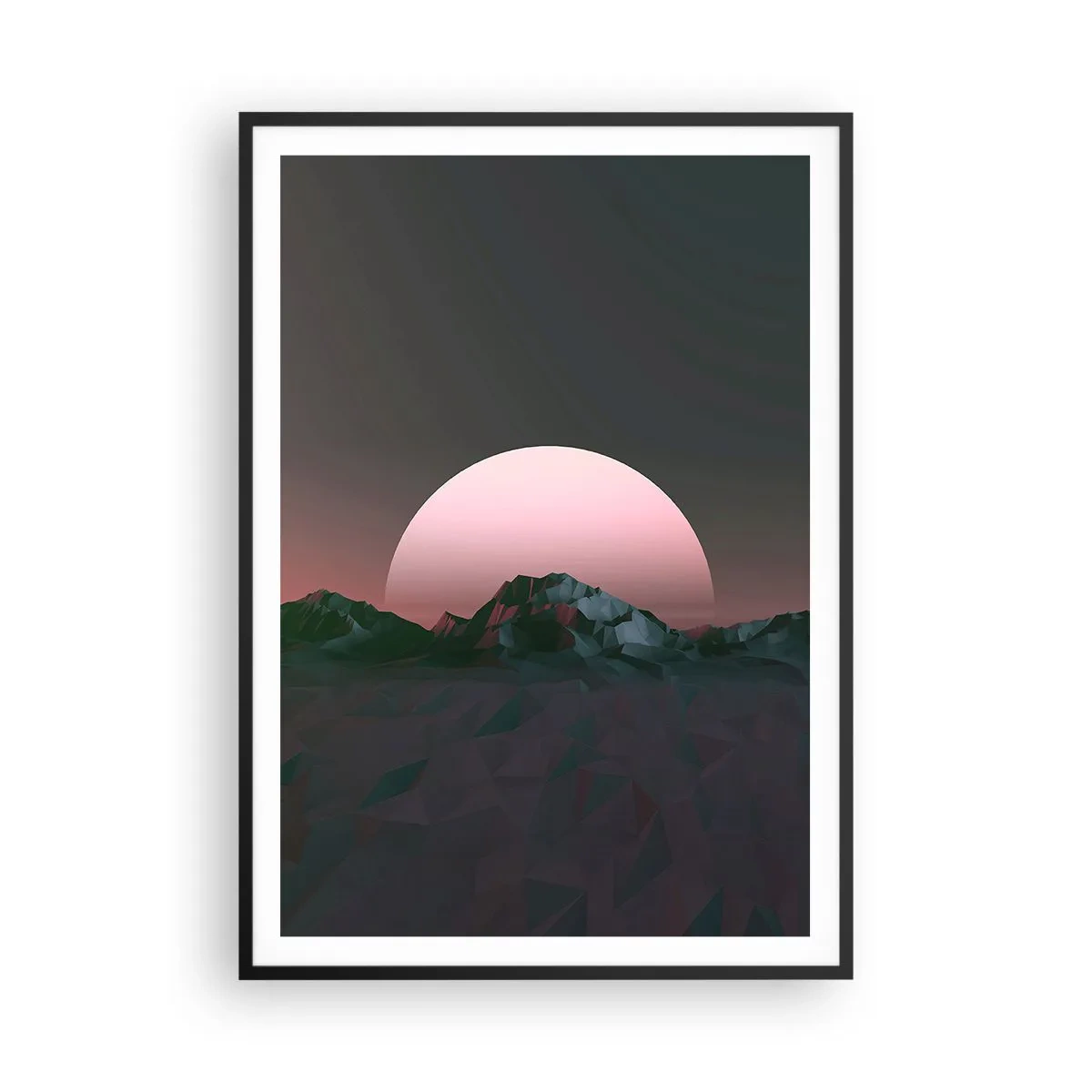 Pôster com moldura preta - Numa galáxia vizinha - 70x100 cm