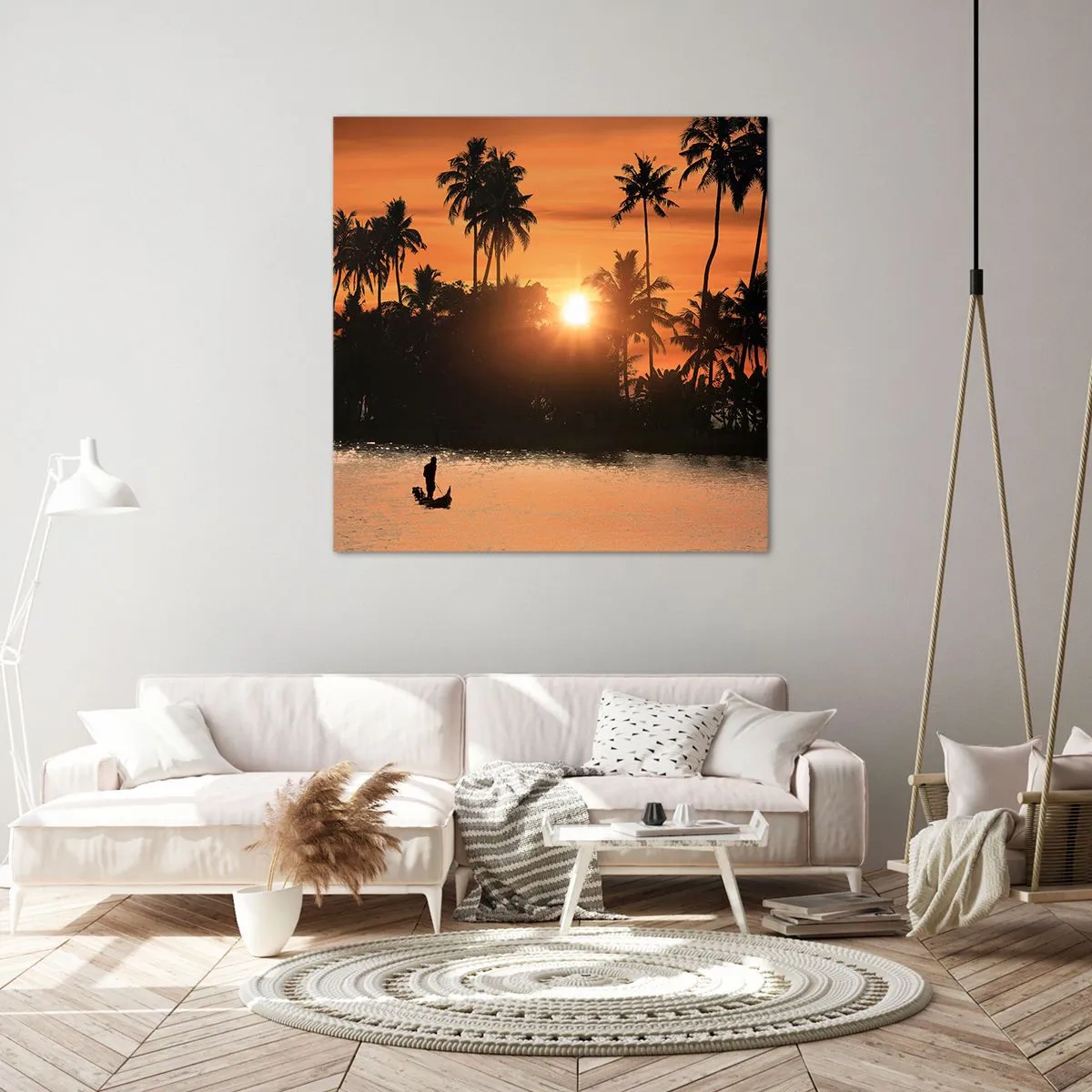 Quadro em tela - Hora do descanso - 60x60 cm