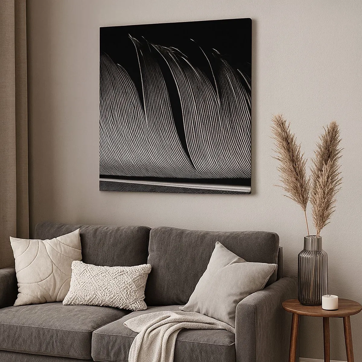 Quadro em tela - A caneta – um design maravilhoso - 30x30 cm