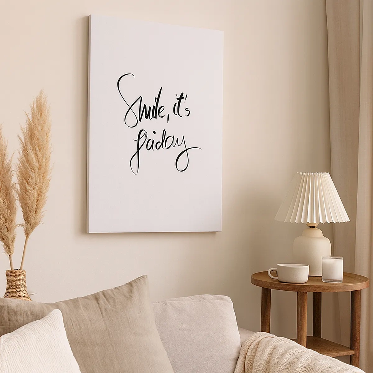 Quadro em tela - Verdadeira alegria - 50x70 cm