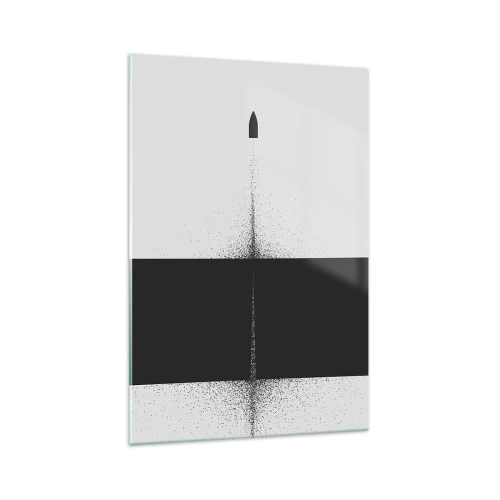 Quadro em vidro - Direto para o destino - 70x100 cm