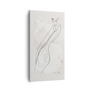 Quadro em tela - Errar o olhar - 55x100 cm