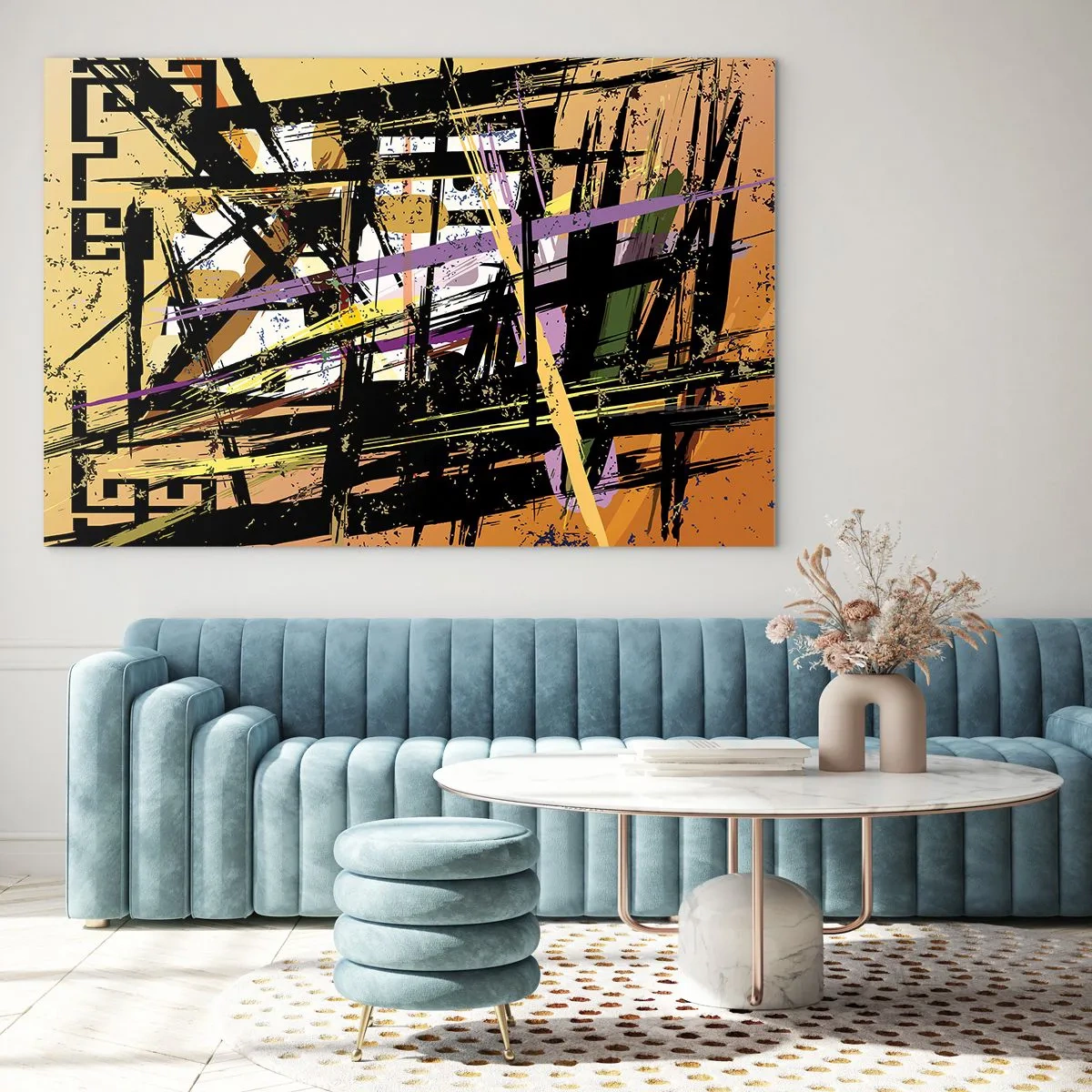 Quadro em vidro - Corte afiado - 120x80 cm
