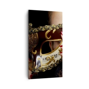 Quadro em tela - Meu mundo é barroco - 55x100 cm