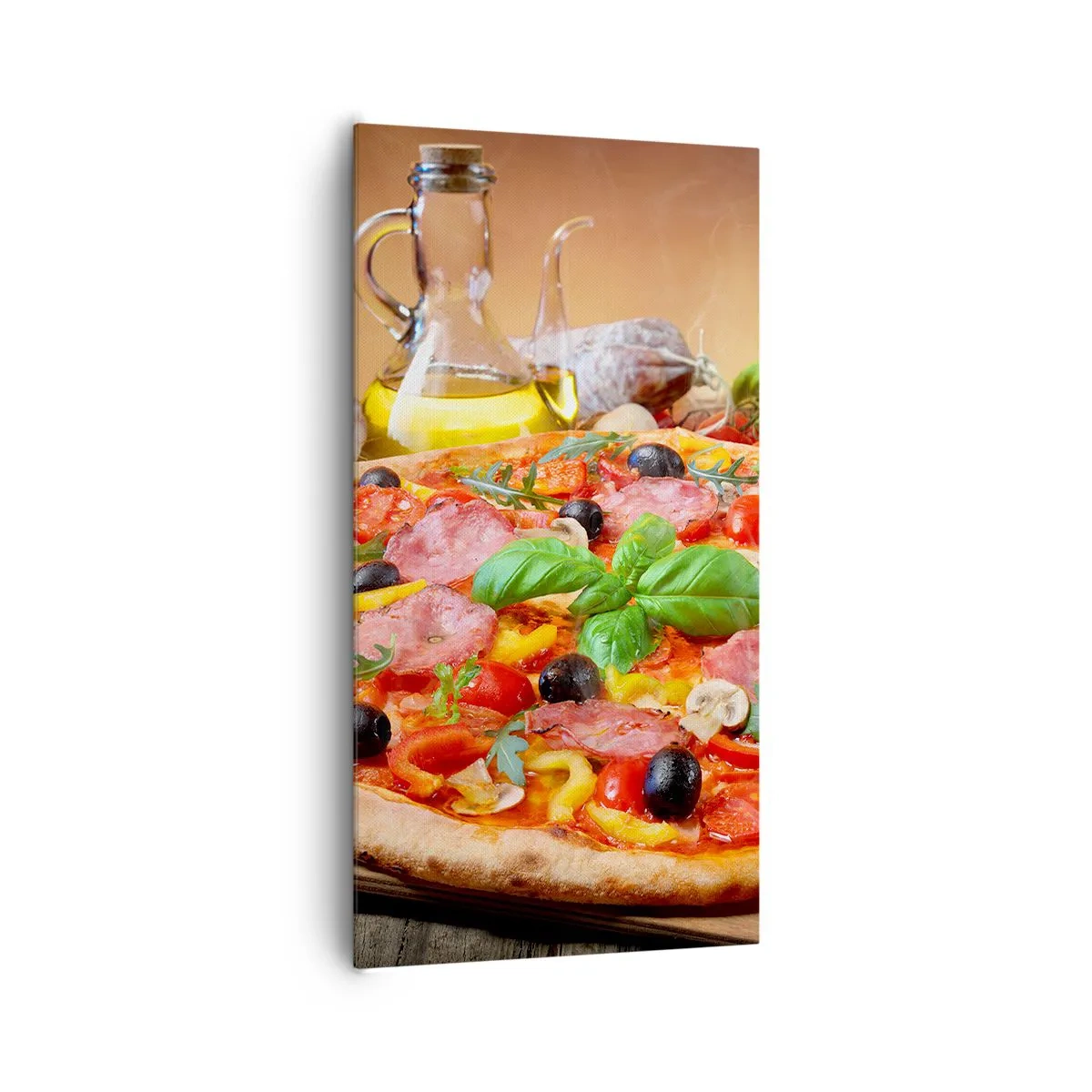 Quadro em tela - Com um sabor verdadeiramente italiano - 65x120 cm