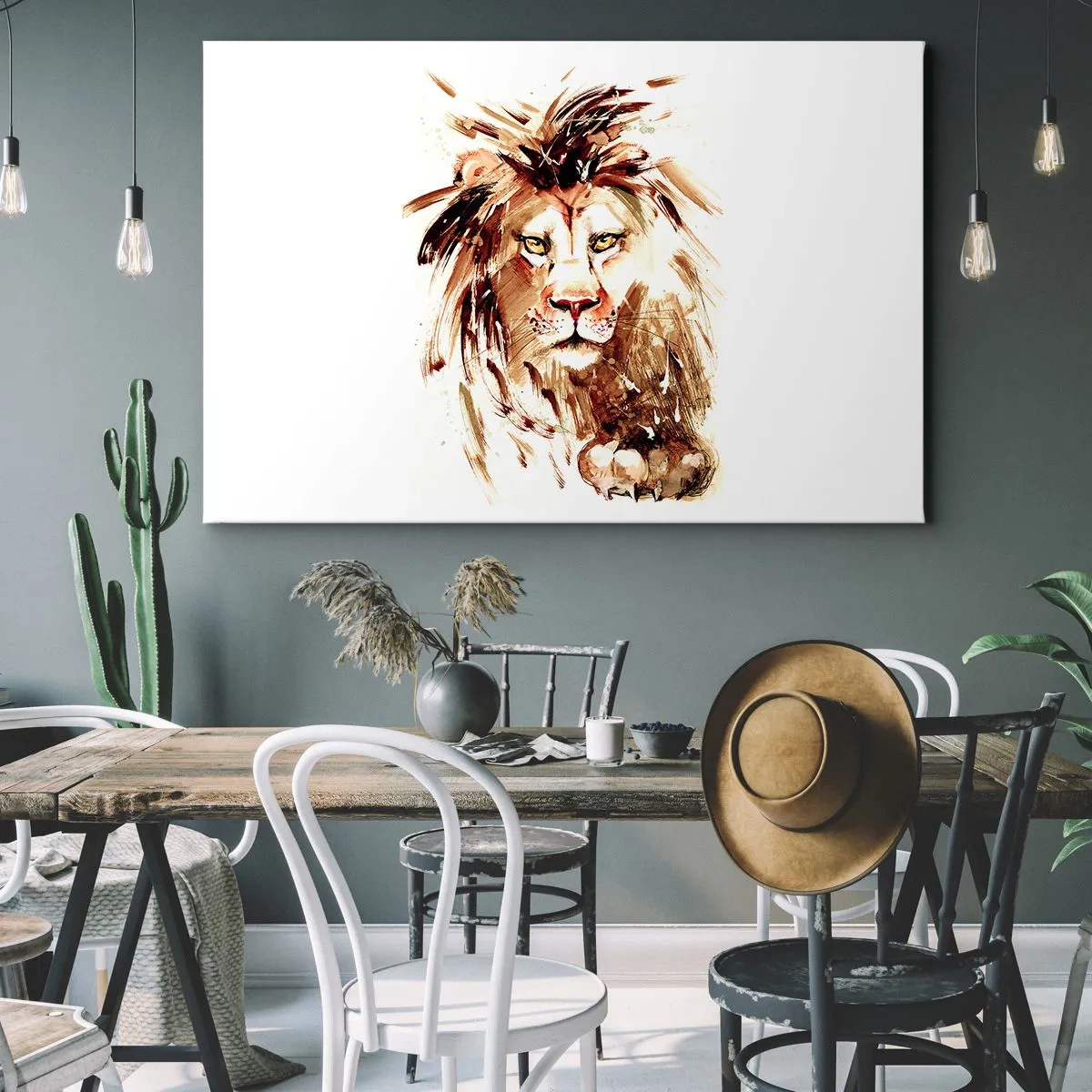 Quadro em tela - Força e dignidade - 100x70 cm
