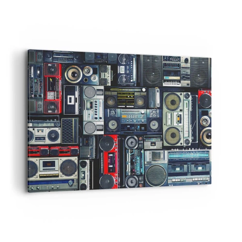 Quadro em tela - Saudades dos anos 80. - 100x70 cm