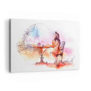 Quadro em tela - Elegância parisiense - 120x80 cm