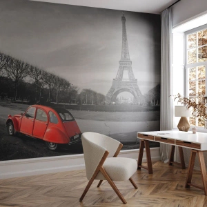 Papel de Parede Premium Canvas - Mais parisiense do que Paris - Cidade, Torre Eiffel, Paris - 150x105 cm