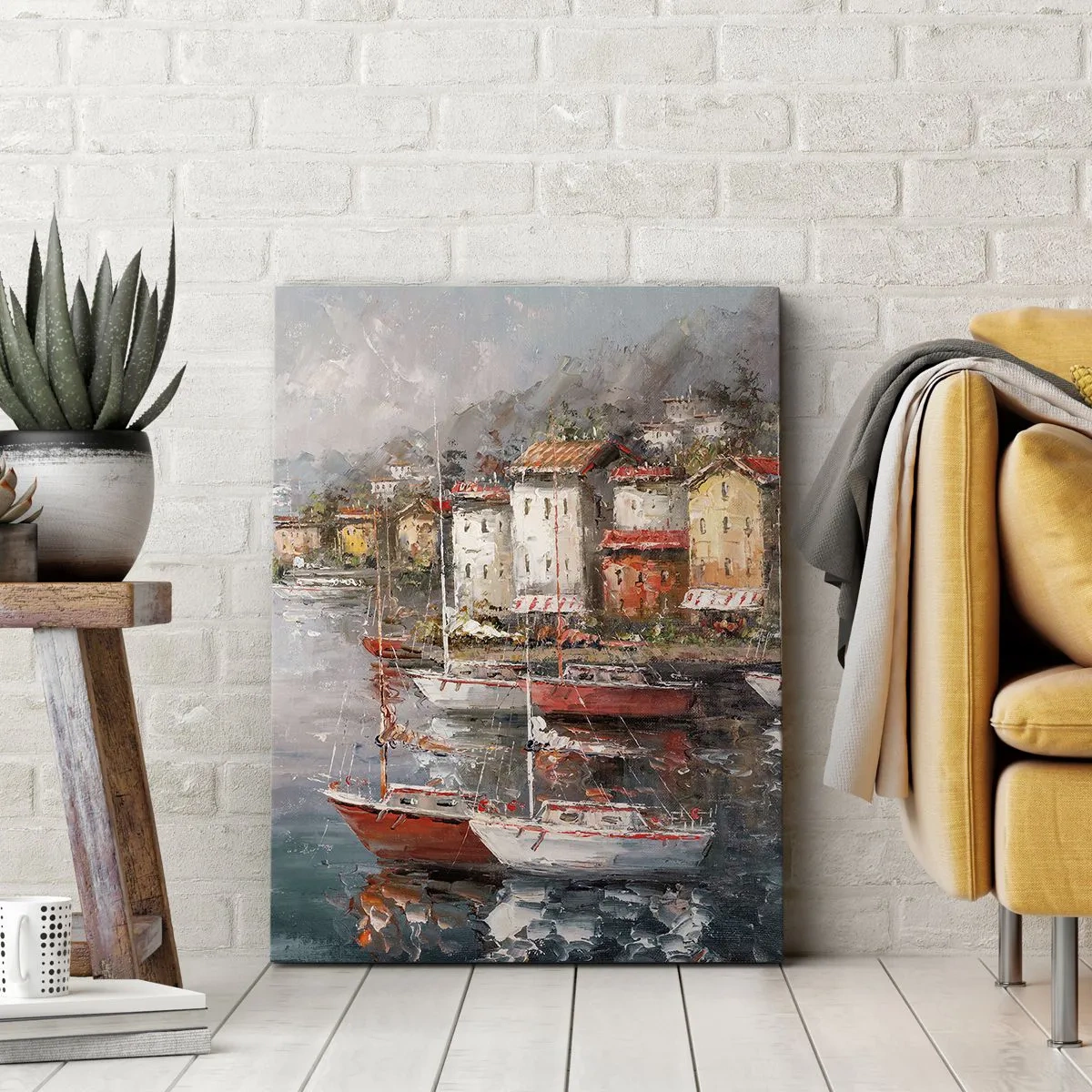 Quadro em tela - Refúgio romântico - 50x70 cm