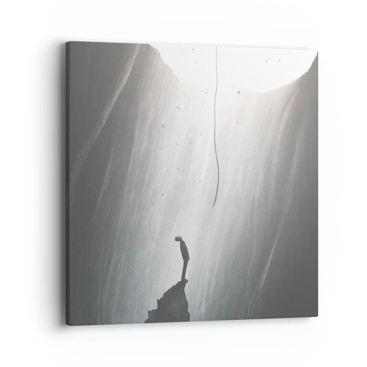 Quadro em tela - Sempre há uma saída - 40x40 cm