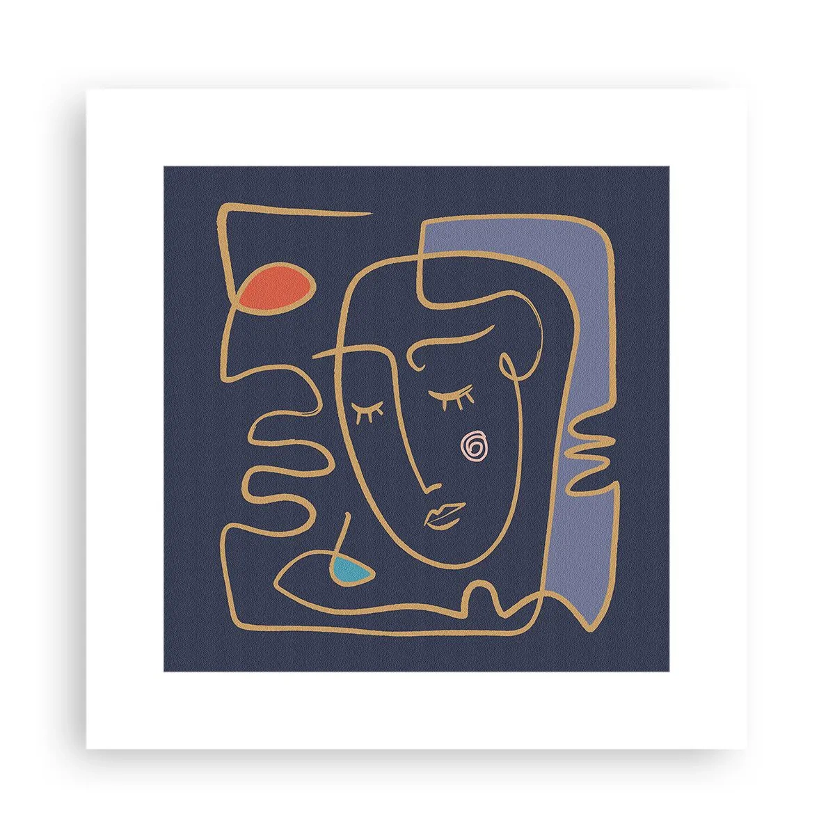 Pôster - Nos pensamentos - 30x30 cm