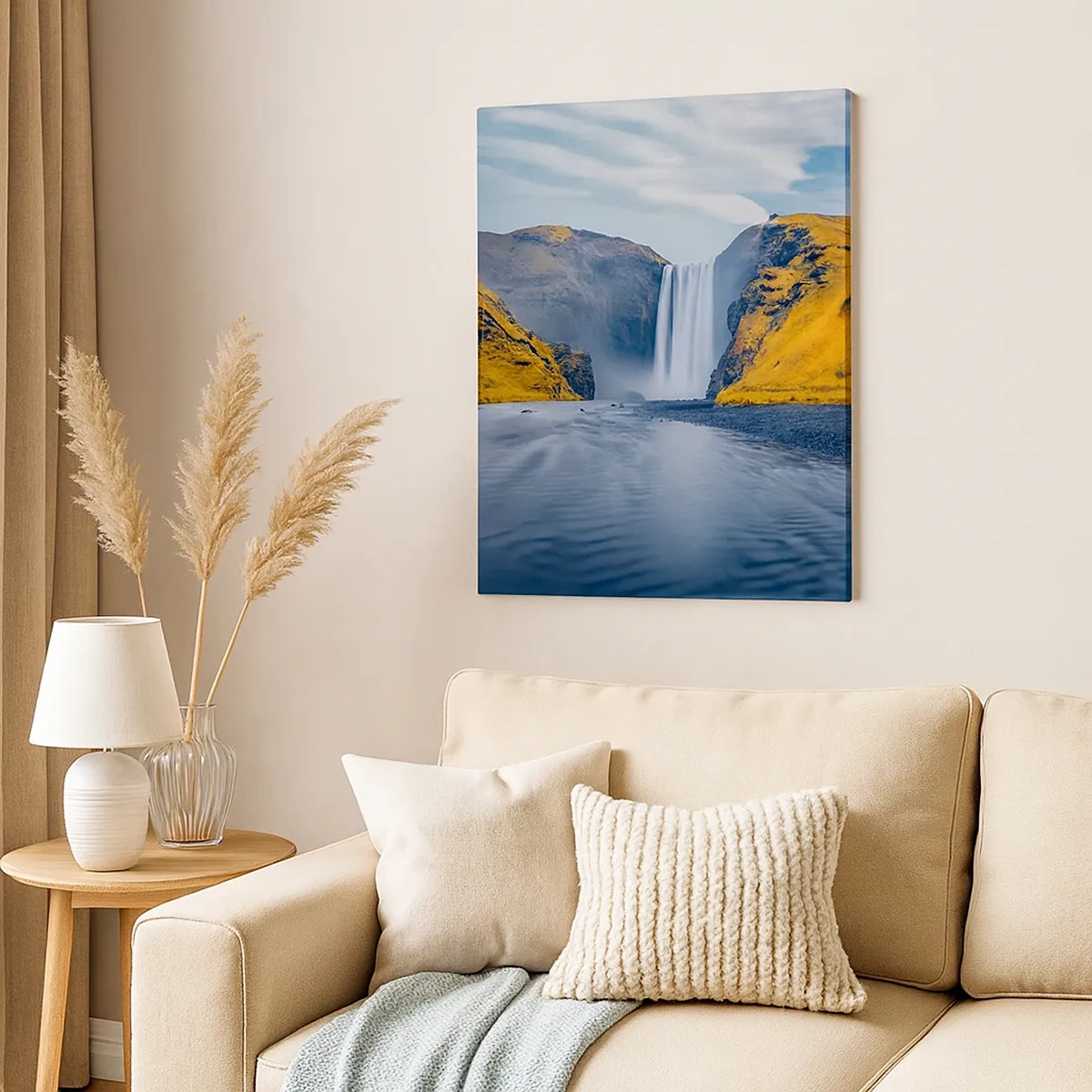 Quadro em tela - Eterno permanecer, eterno movimento  - 50x70 cm