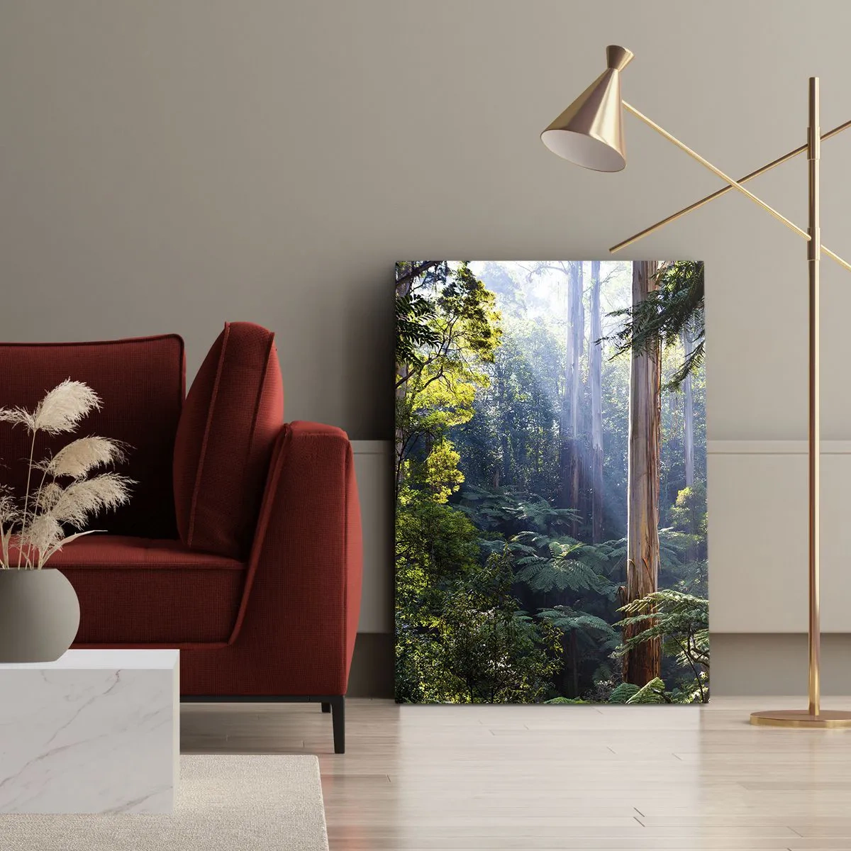 Quadro em tela - Um conto de fadas da floresta - 80x120 cm