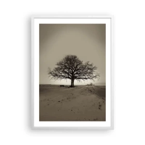 Pôster em moldura branca - Daqui para a eternidade - 50x70 cm