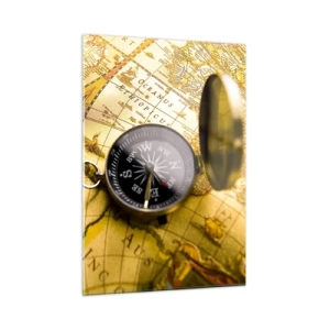 Quadro em vidro - Que tal ao fim do mundo? - 50x70 cm