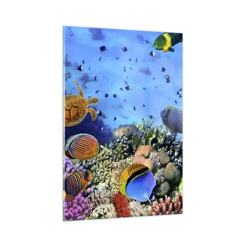 Quadro em vidro - E o que sabemos sobre a vida... - 80x120 cm