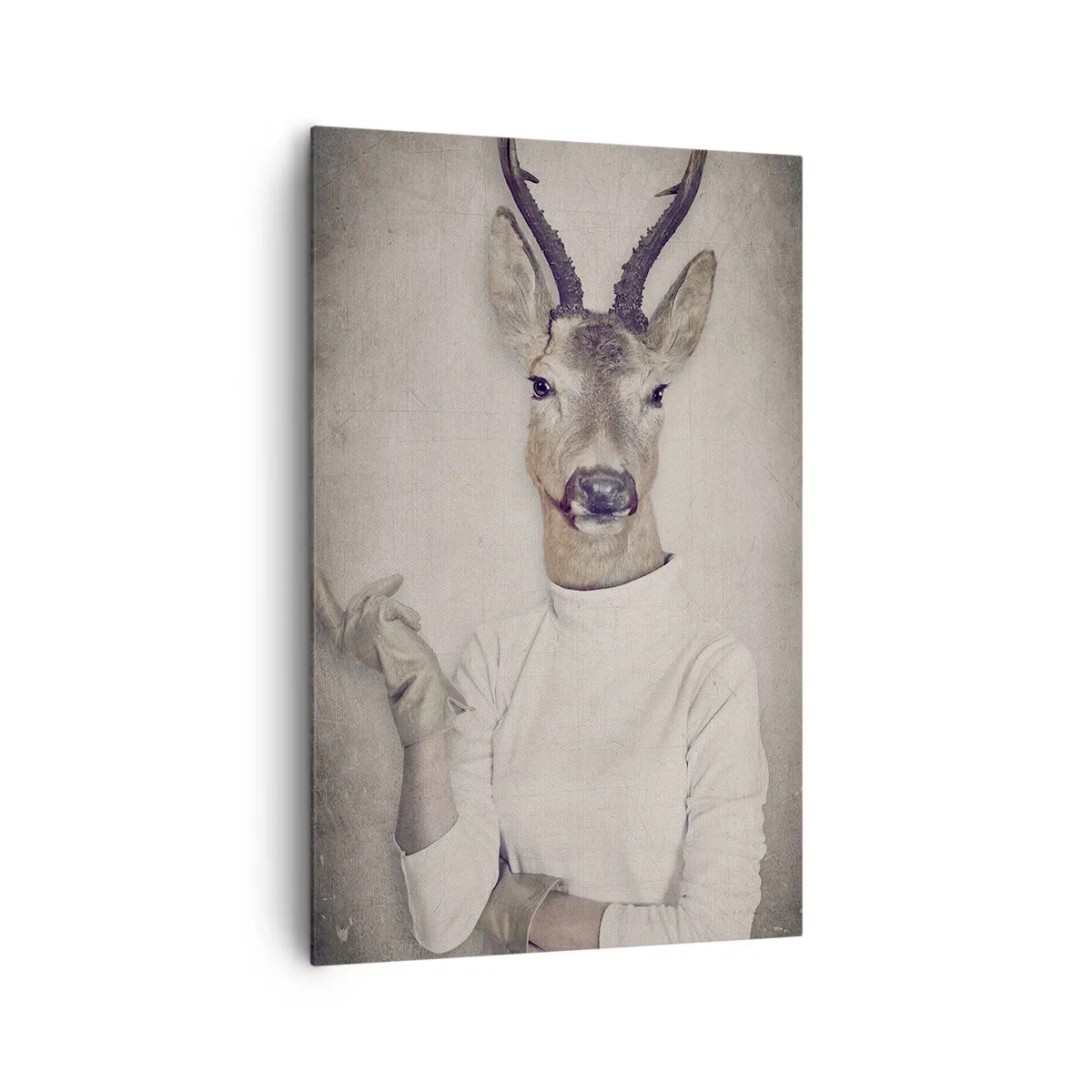 Quadro em tela - Deixem os gestos falar - 80x120 cm