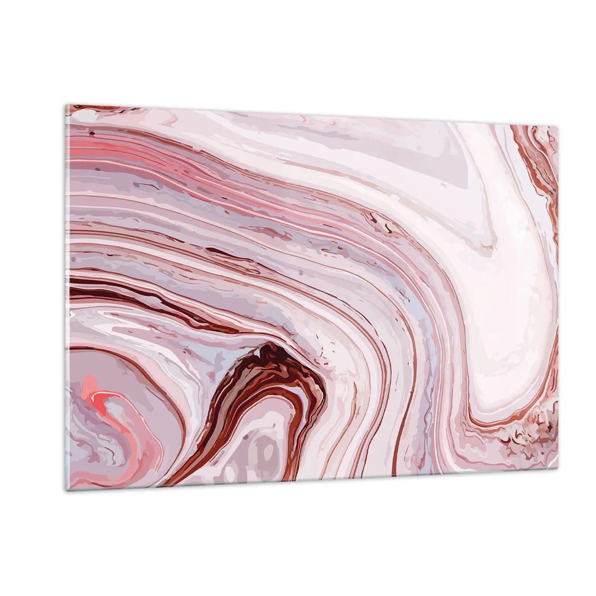 Quadro em vidro - Em frente, depois à direita para baixo - 120x80 cm