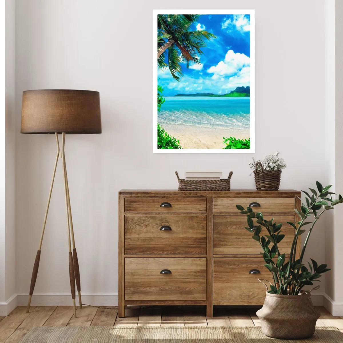 Pôster - O azul dos trópicos - 61x91 cm