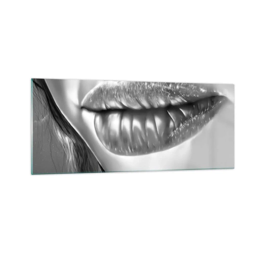 Quadro em vidro - Eu sei o que está a pensar... - 100x40 cm