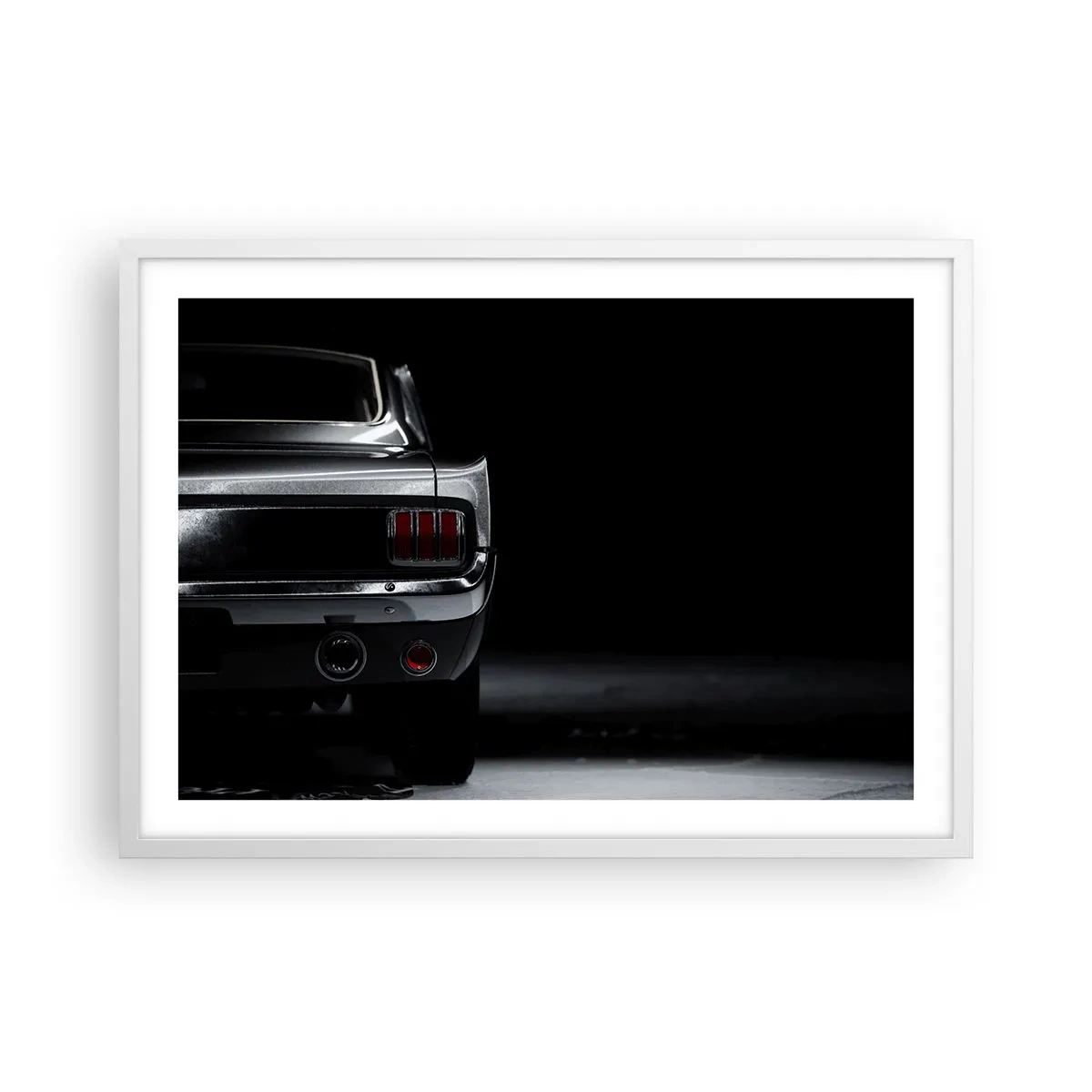 Pôster em moldura branca - O charme do clássico - 70x50 cm