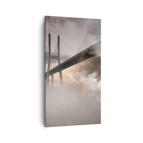 Quadro em tela - No rio que não existe - 45x80 cm