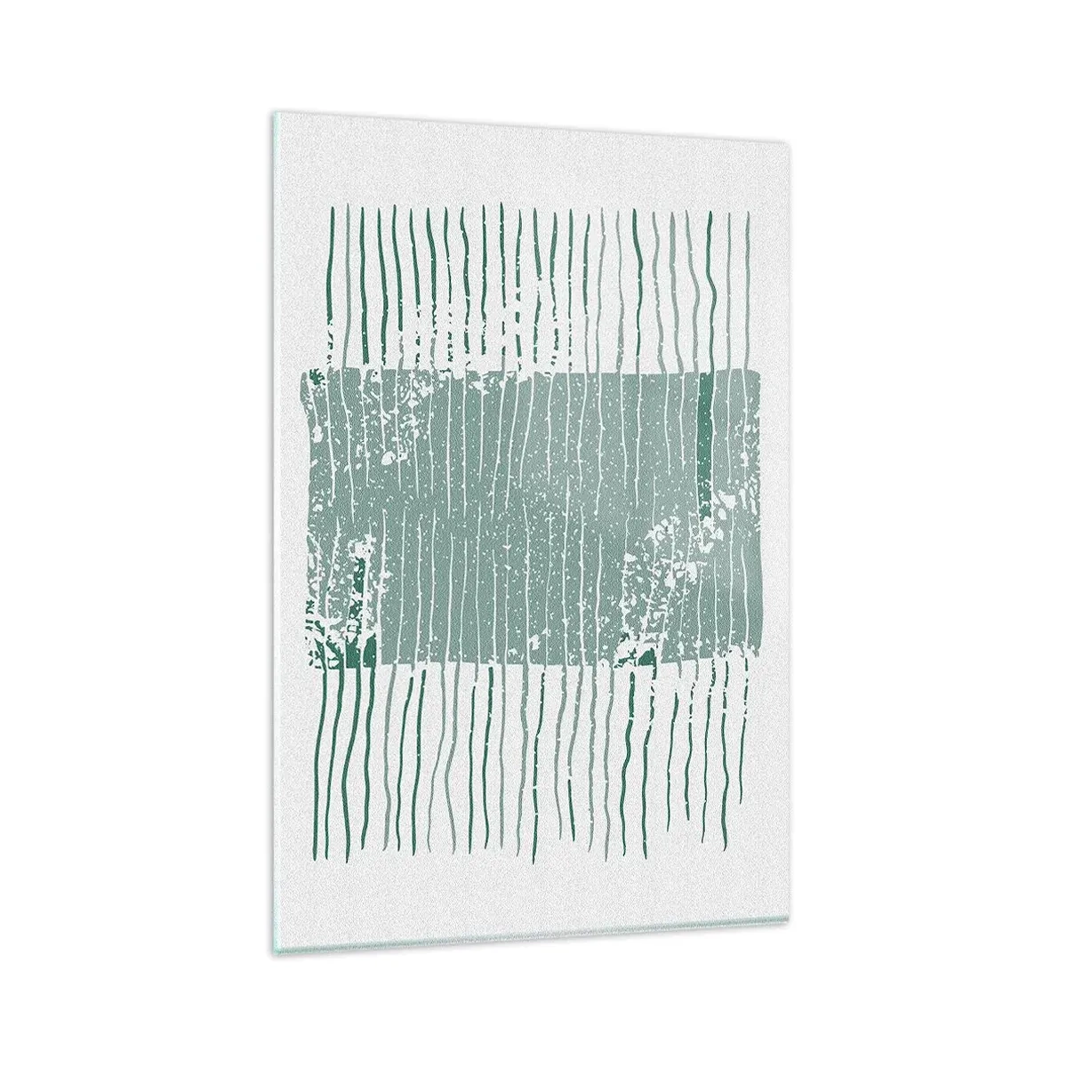 Quadro em vidro - Abstração marinha - 80x120 cm