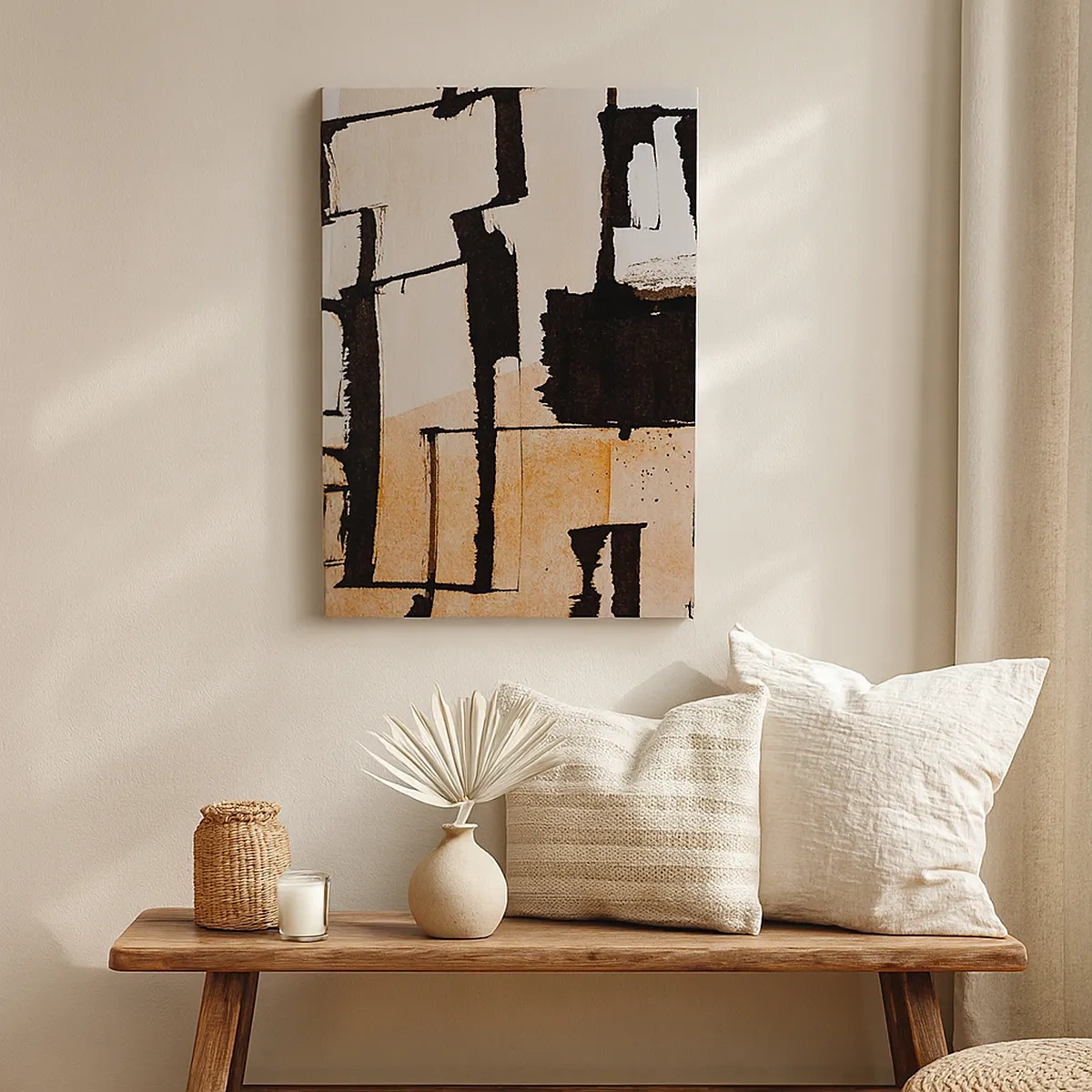 Quadro em tela - No entanto, a ordem - 50x70 cm