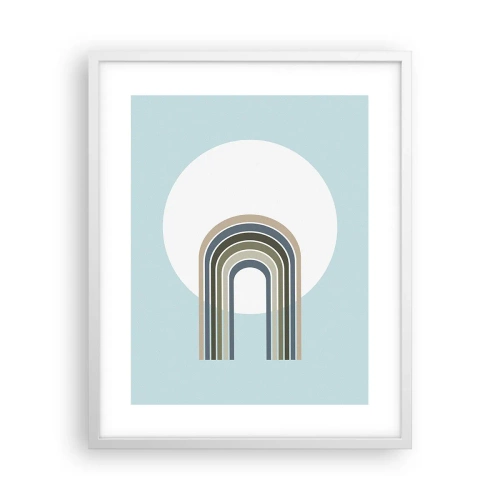 Pôster em moldura branca - Atração irresistível - 40x50 cm