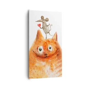 Quadro em tela - Paradoxos do amor - 65x120 cm