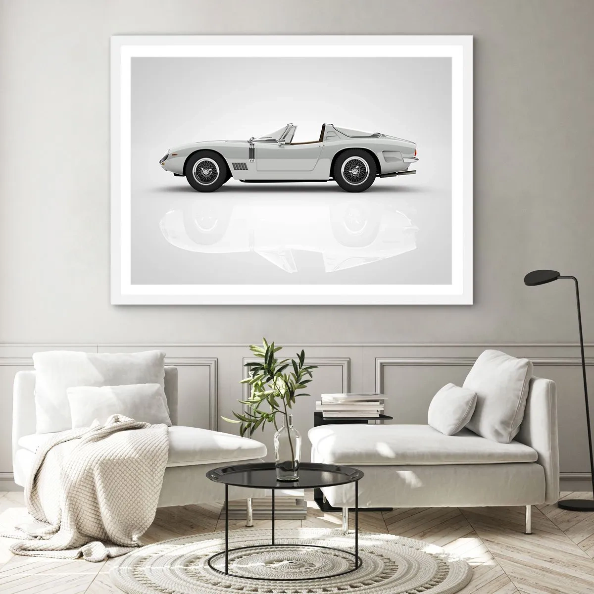 Pôster em moldura branca - A promessa de diversão - 50x40 cm