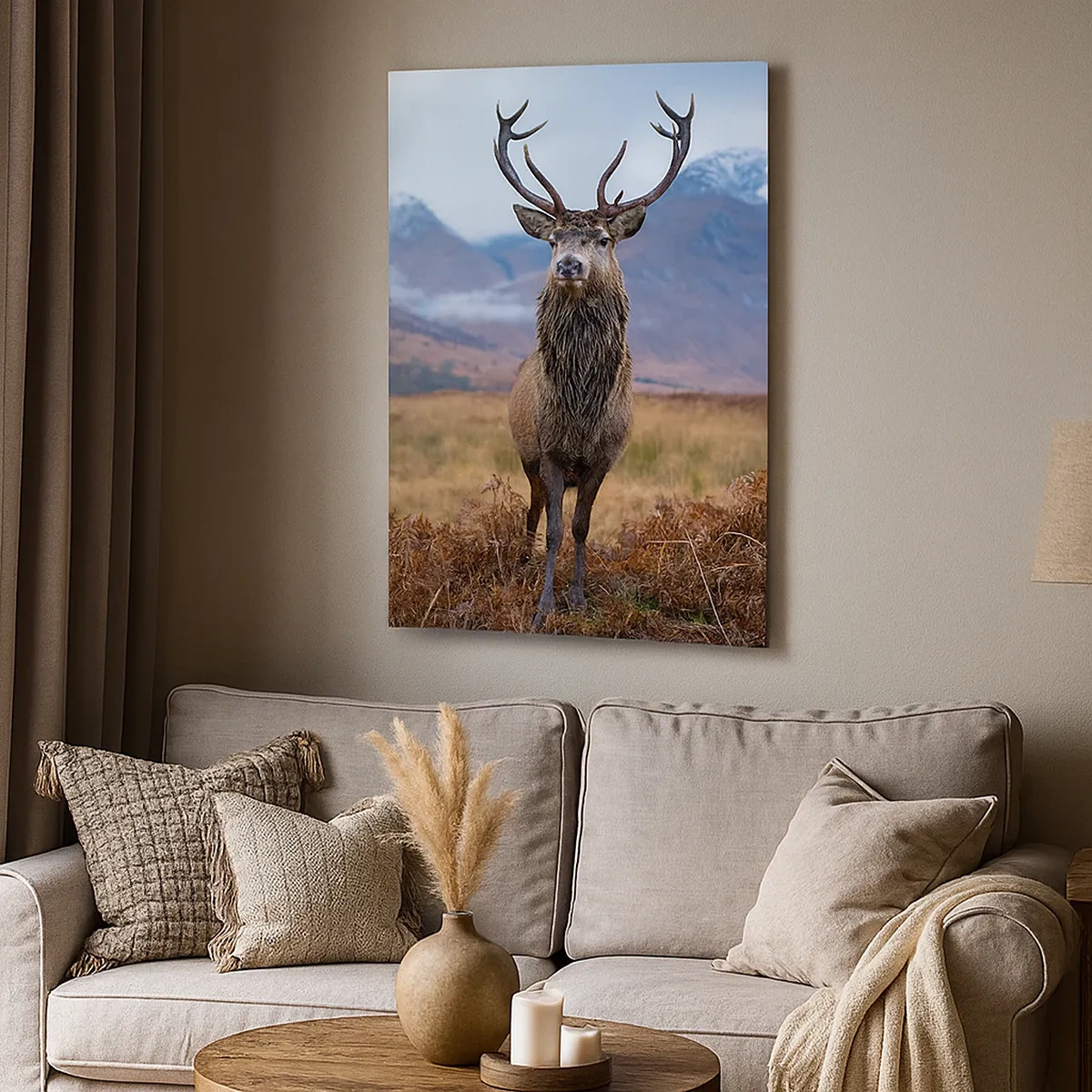 Quadro em tela - Na sua própria terra - 50x70 cm