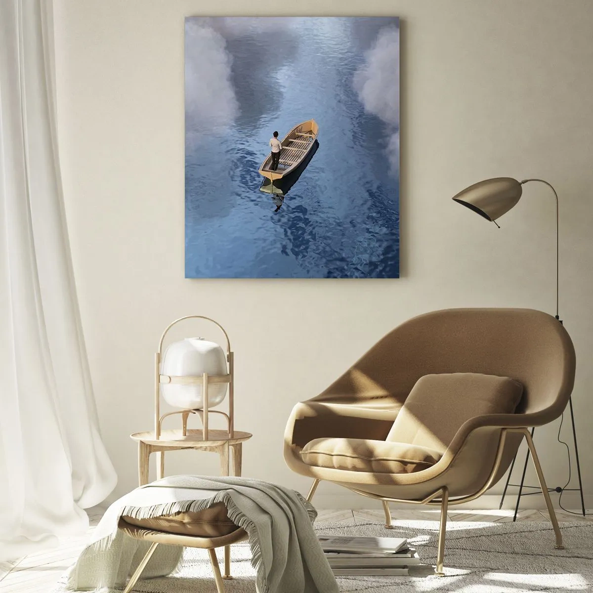 Quadro em vidro - Vida – jornada – desconhecido - 50x70 cm