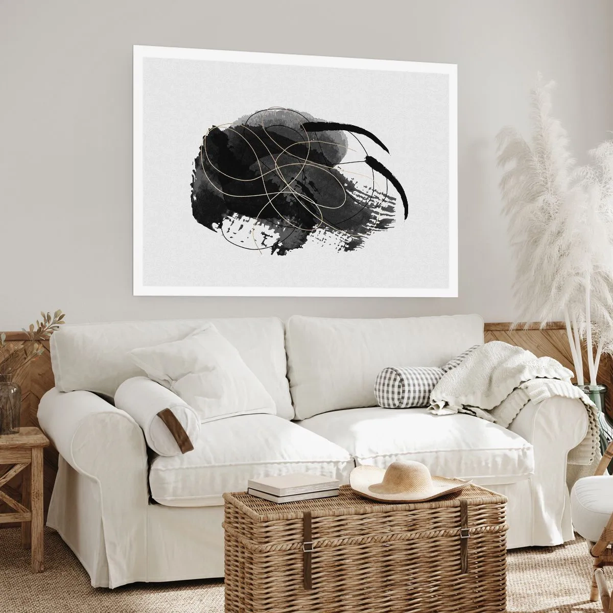 Pôster - Emergido do preto - 70x50 cm