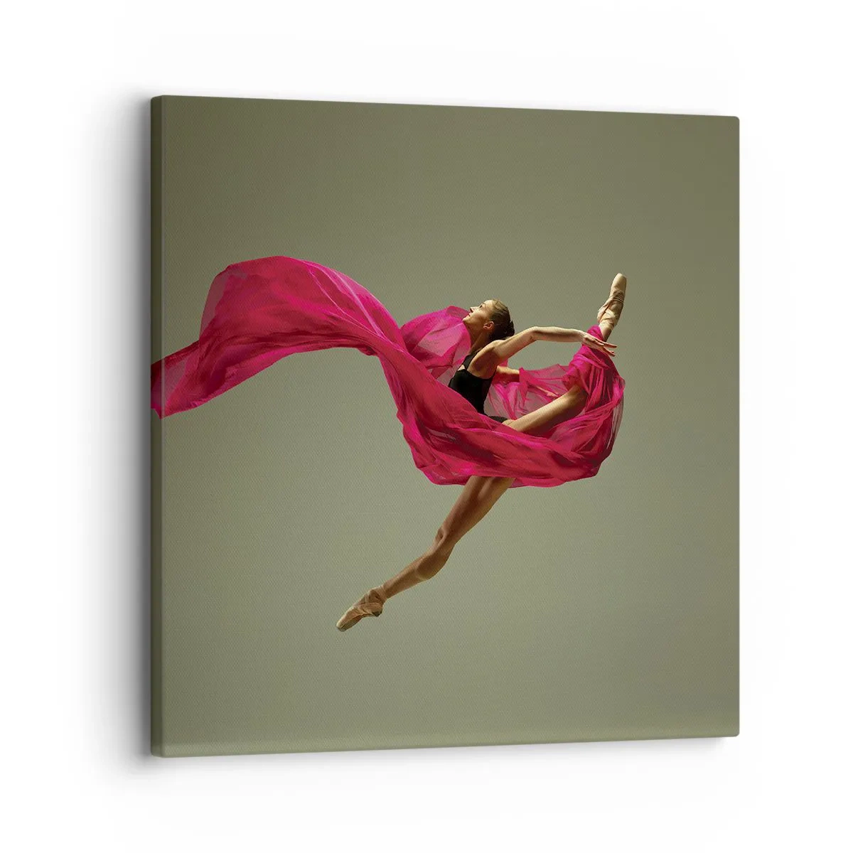 Quadro em tela - Chama dançante - 30x30 cm