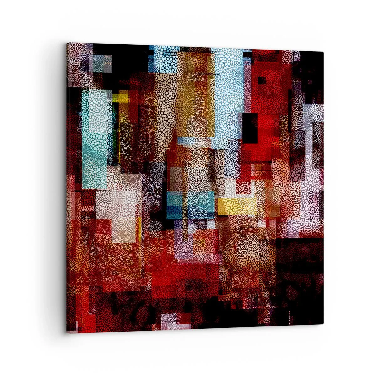 Quadro em tela - Uma grande confusão  - 50x50 cm