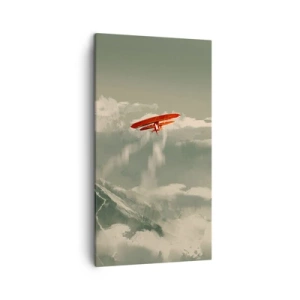 Quadro em tela - O pioneiro destemido - 45x80 cm